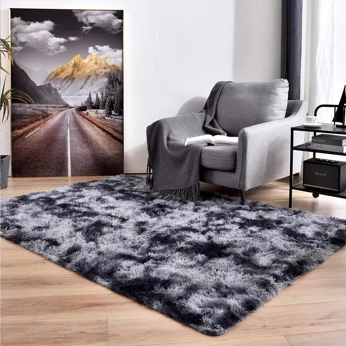 Solid Plush Area Rug – Soft & Minimalist Touch for Cozy Interiors