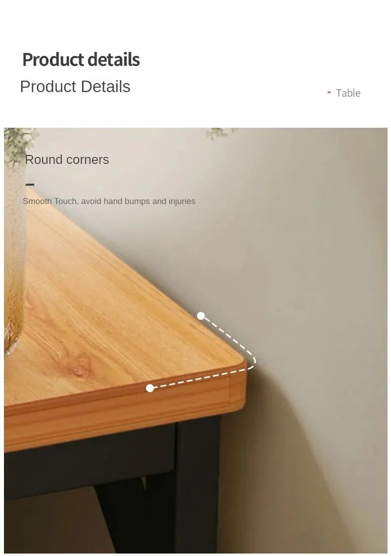 Slim Console Table – Behind Sofa Storage Shelf