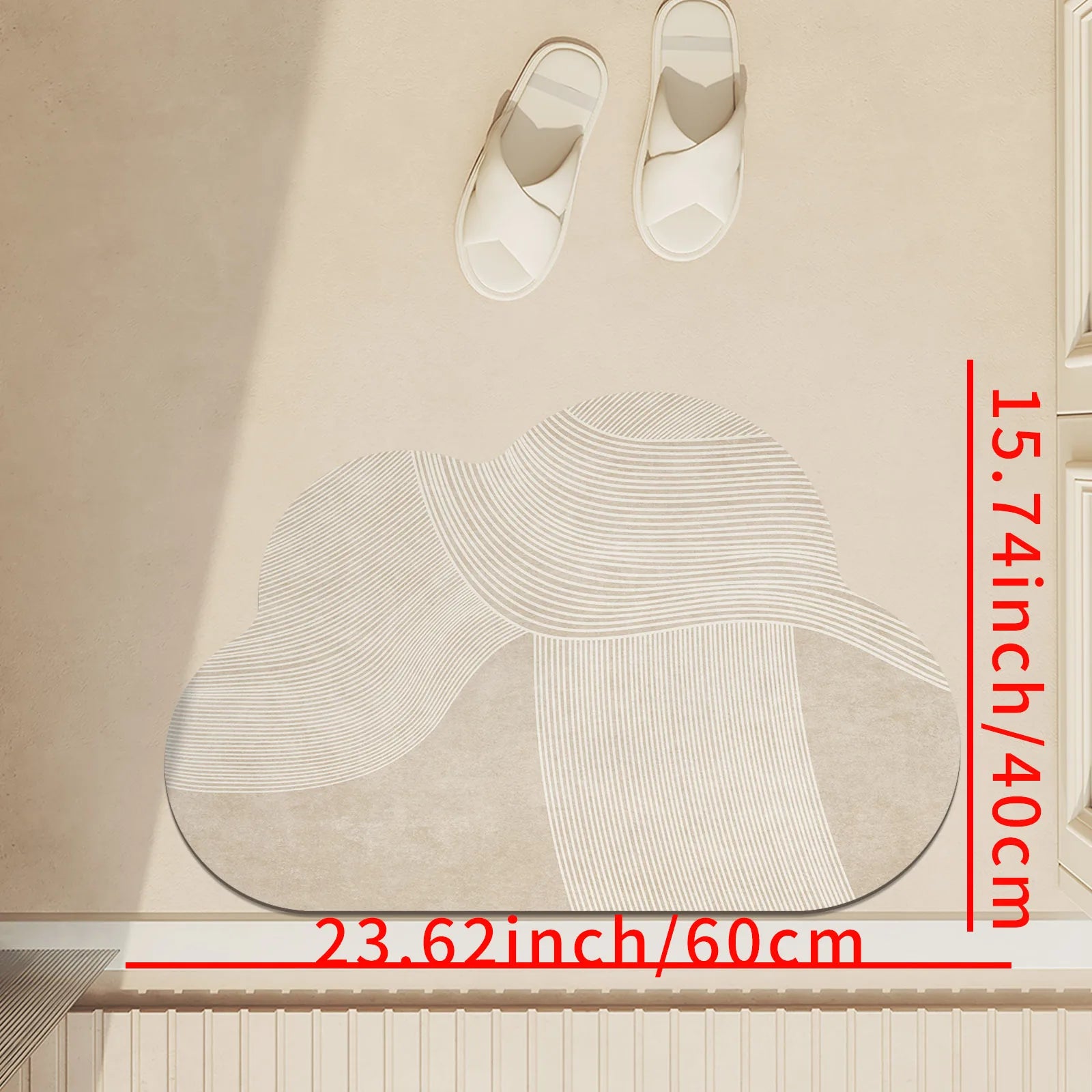 Super Absorbent Diatomite Bath Mat