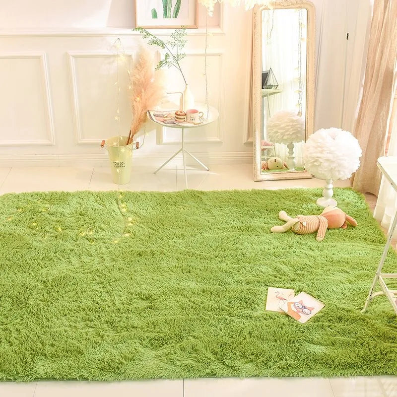 Solid Plush Area Rug – Soft & Minimalist Touch for Cozy Interiors