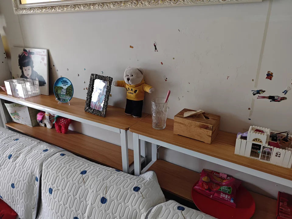 Slim Console Table – Behind Sofa Storage Shelf