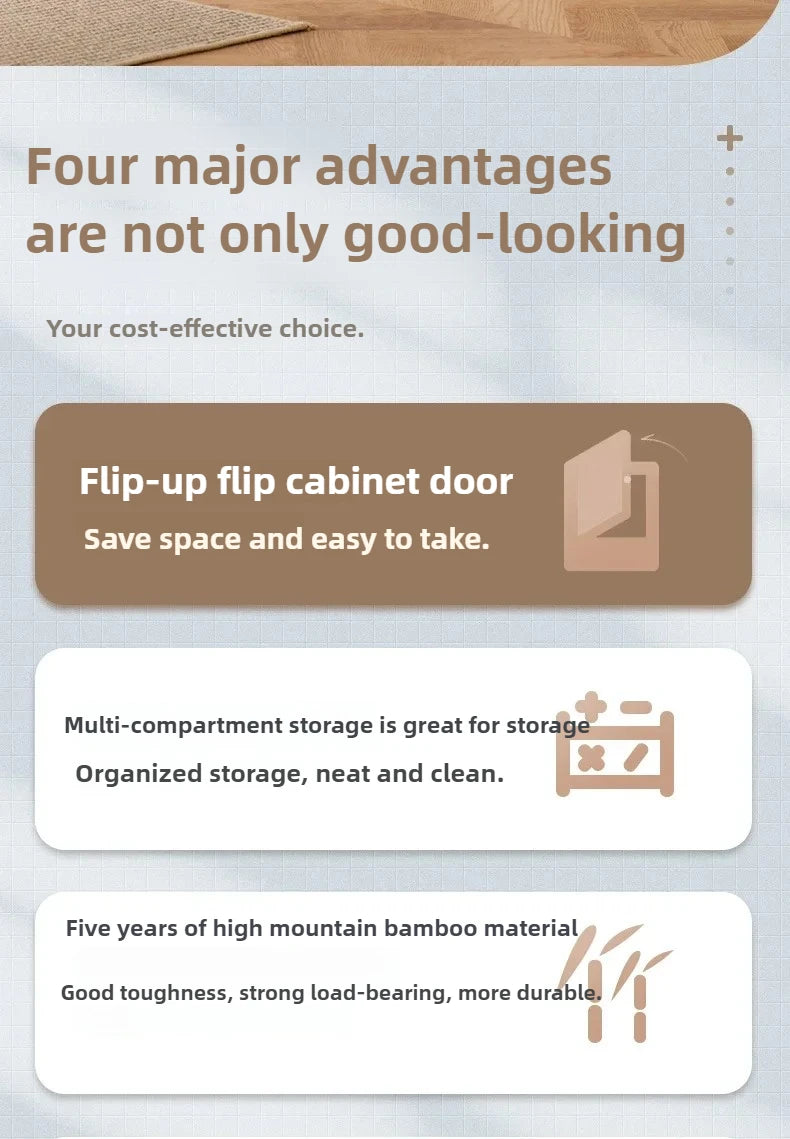 Flip-Top Wooden Storage Bench – Minimalist Entryway Organizer