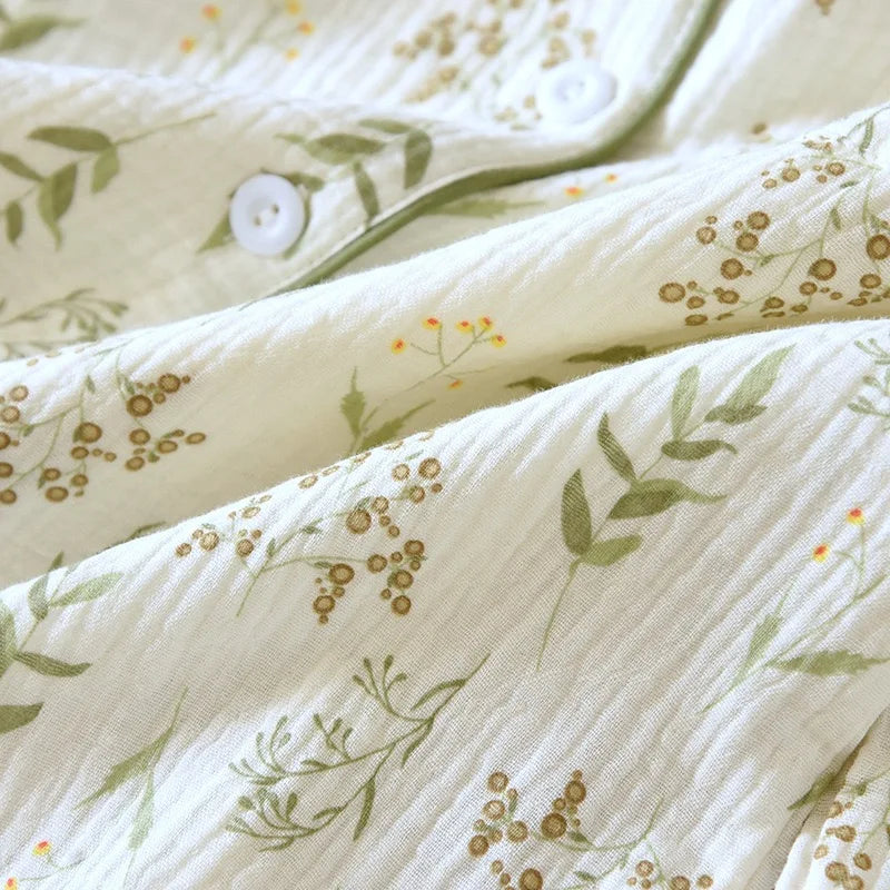 Floral Cotton Pajamas
