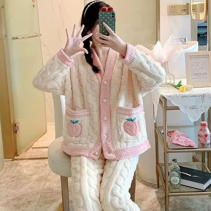Peach Pocket Pajamas