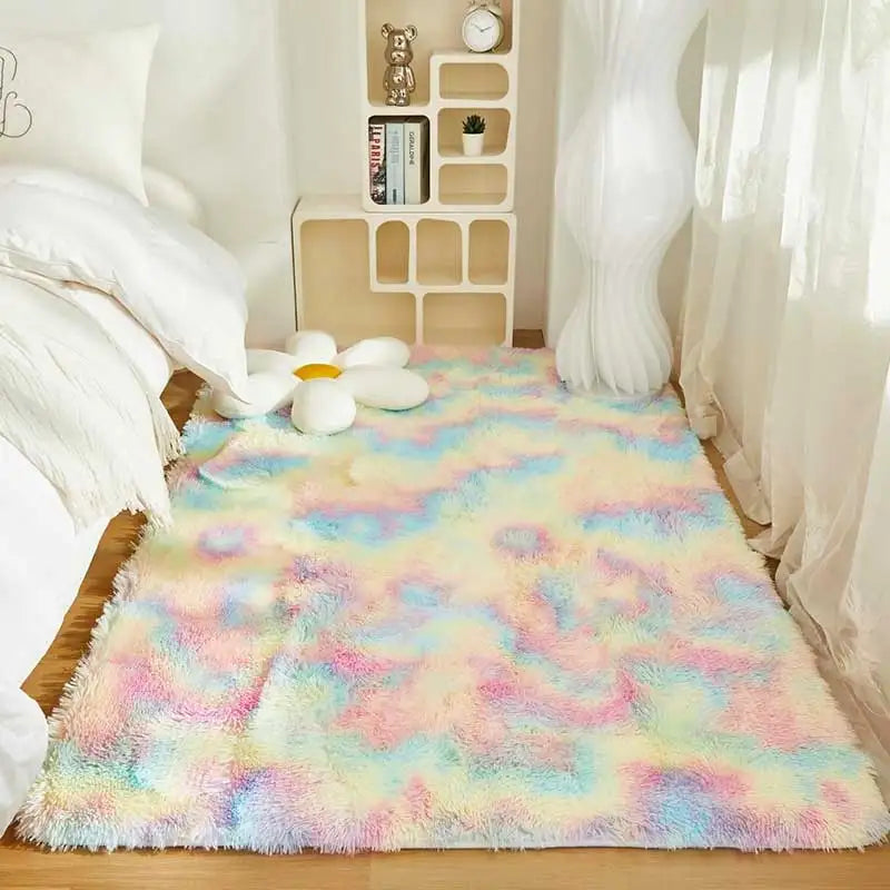 Solid Plush Area Rug – Soft & Minimalist Touch for Cozy Interiors