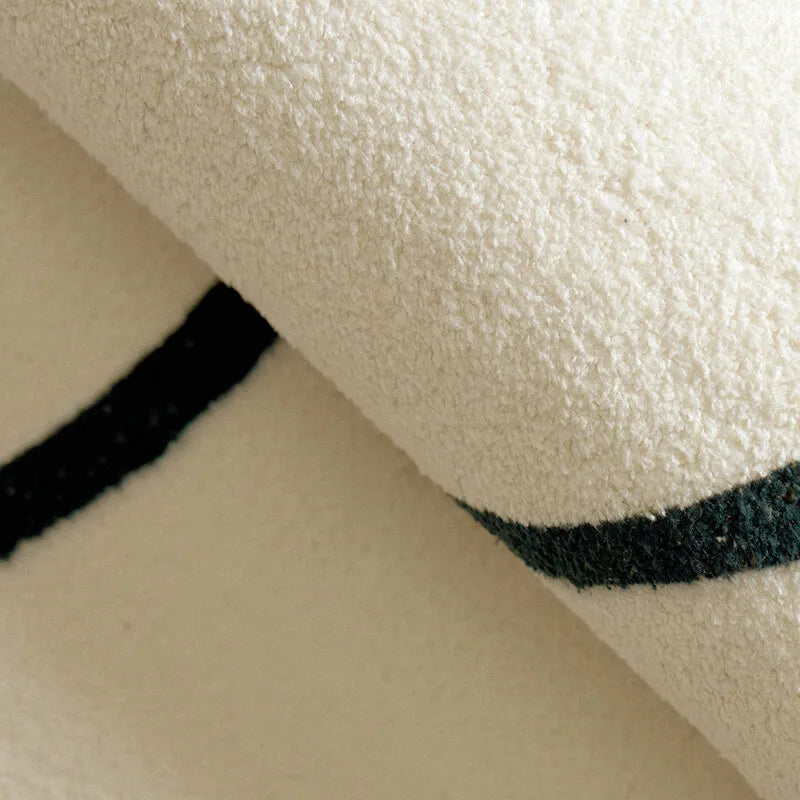 Cream Round Rug
