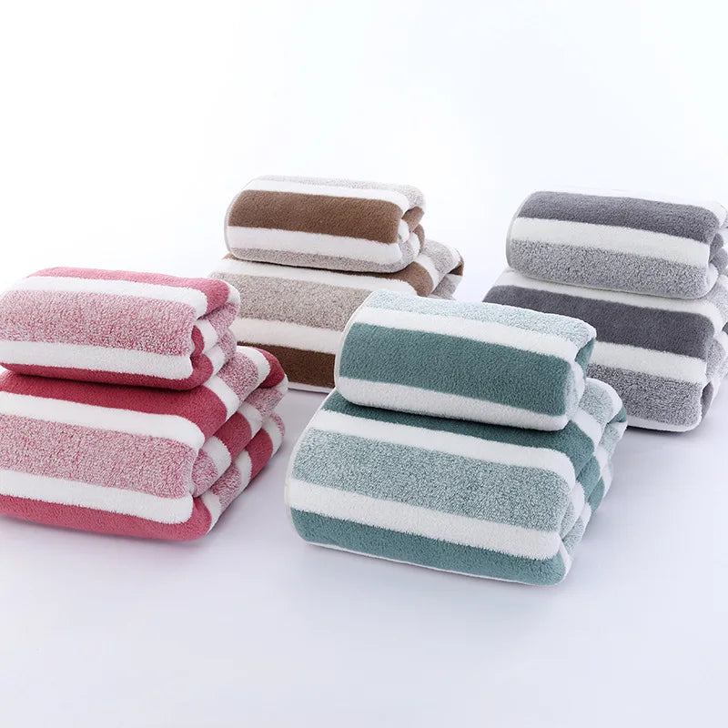 Modern Stripe Microfiber Towel