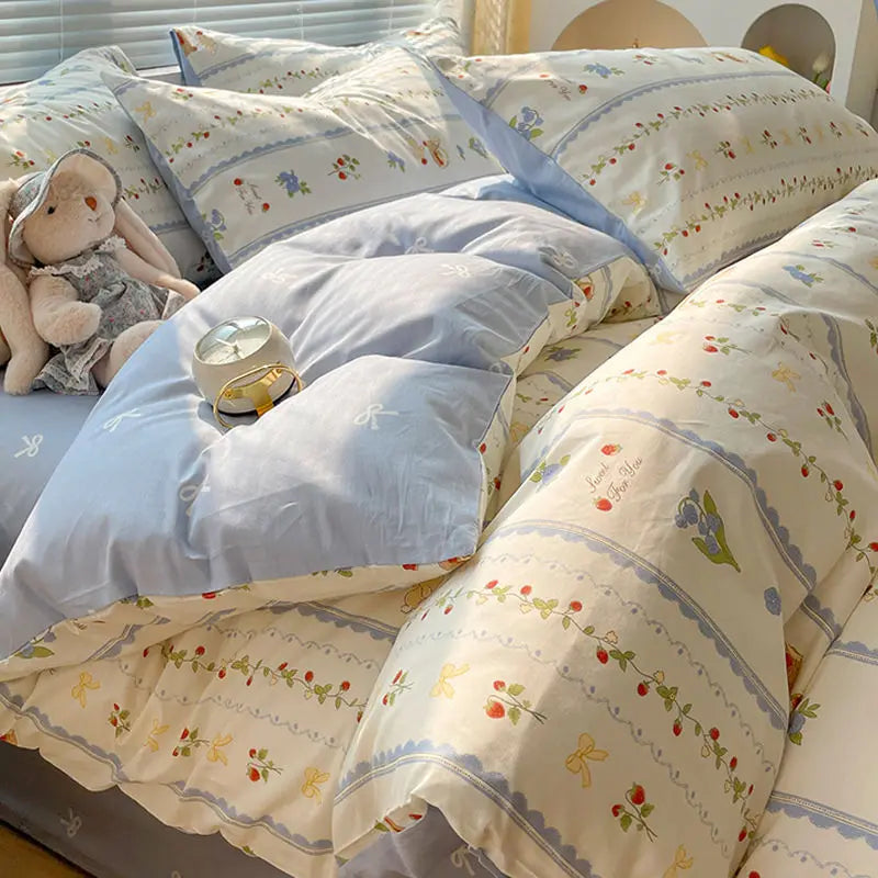 Pastoral Floral Bedding Set