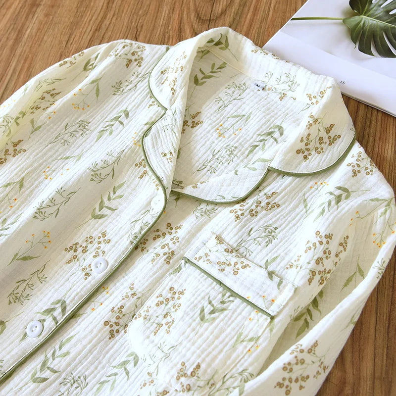 Floral Cotton Pajamas