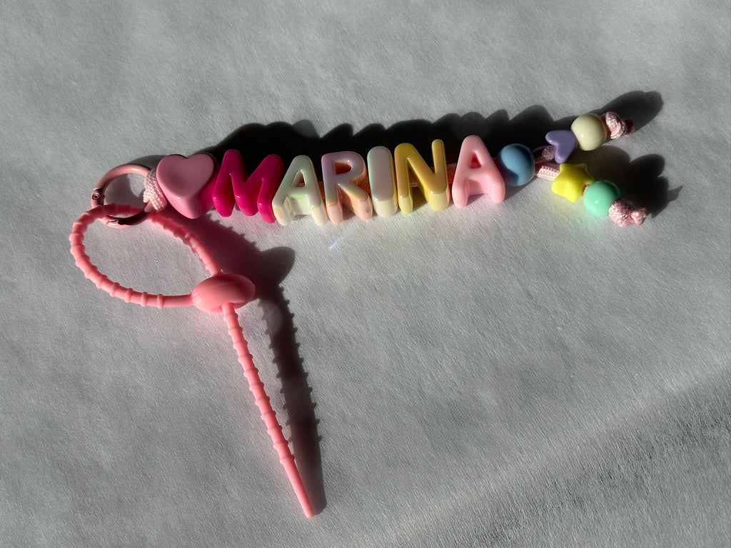 🌼  Personalized Initial Keyring